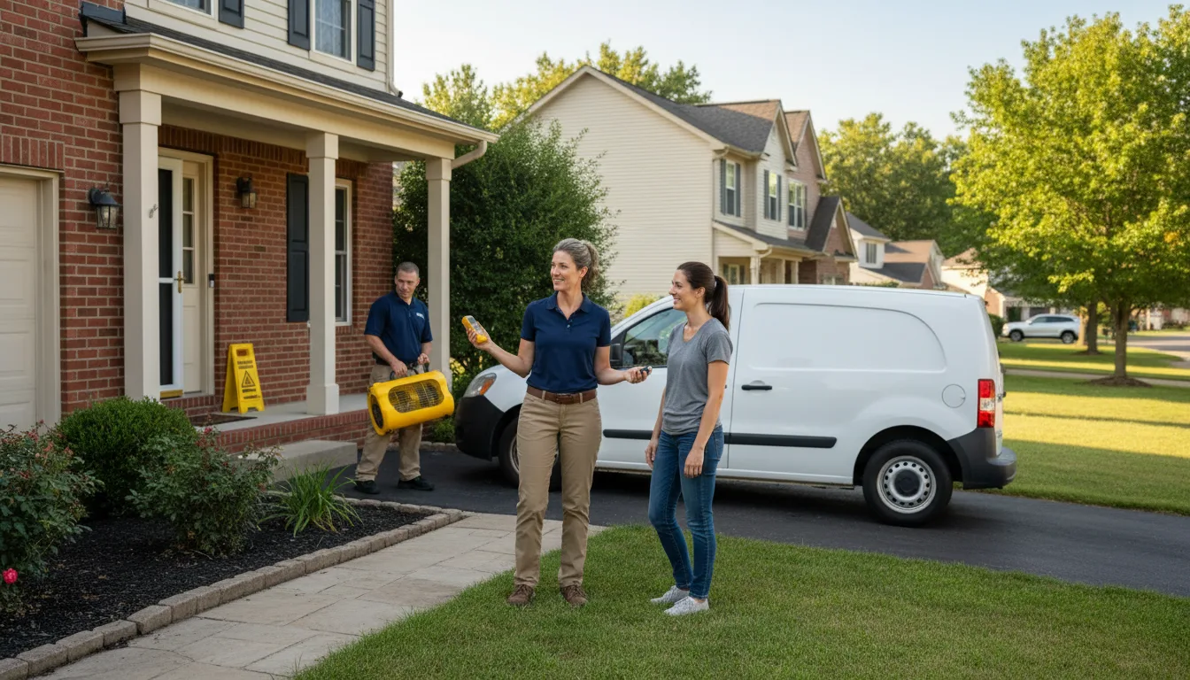Residential water damage restoration in Bloomington, MN